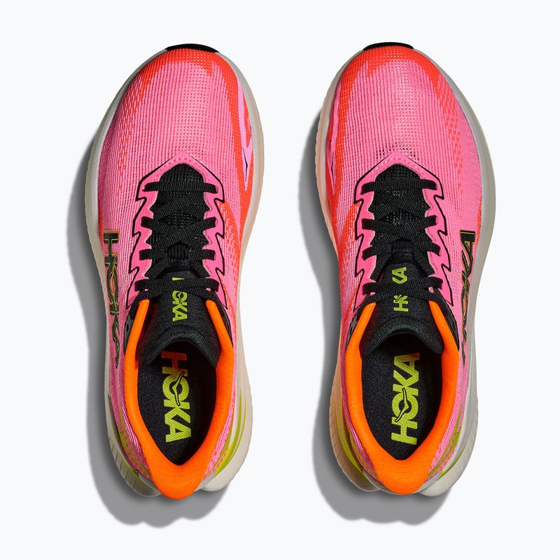 Dámske bežecké topánky Hoka Mach X 3 neon rose/neon tangerine 8