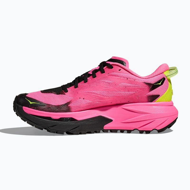 Pánske bežecké topánky HOKA Mafate 5 neon rose/black 3