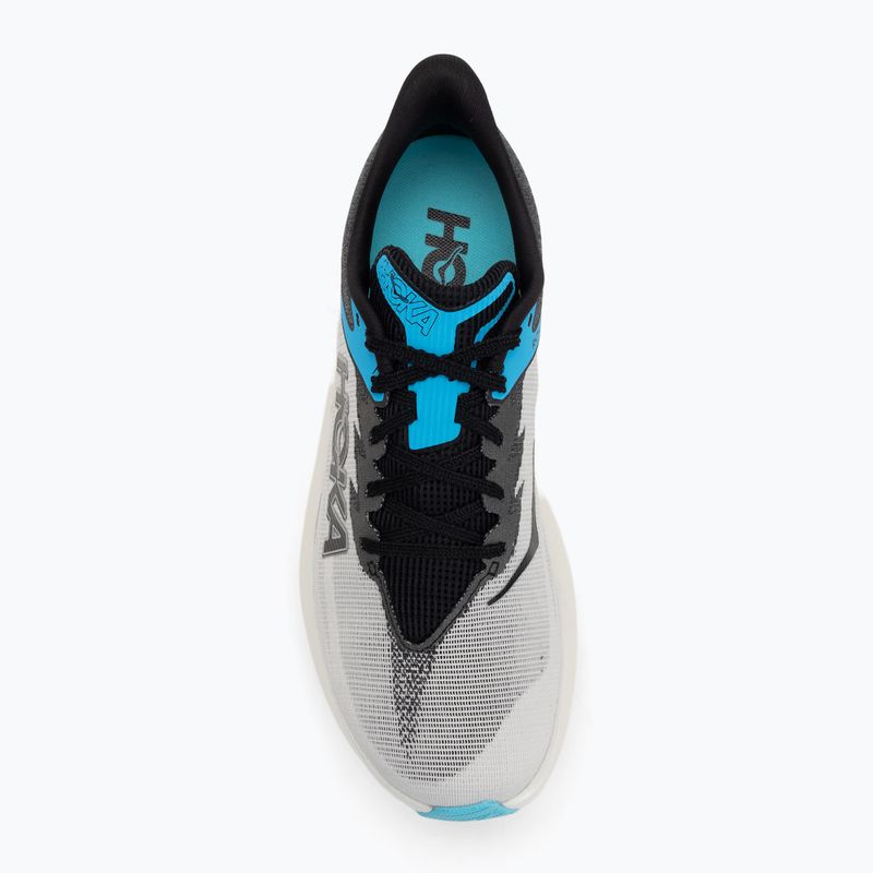 Bežecké topánky HOKA Rocket X 3 white/black 5