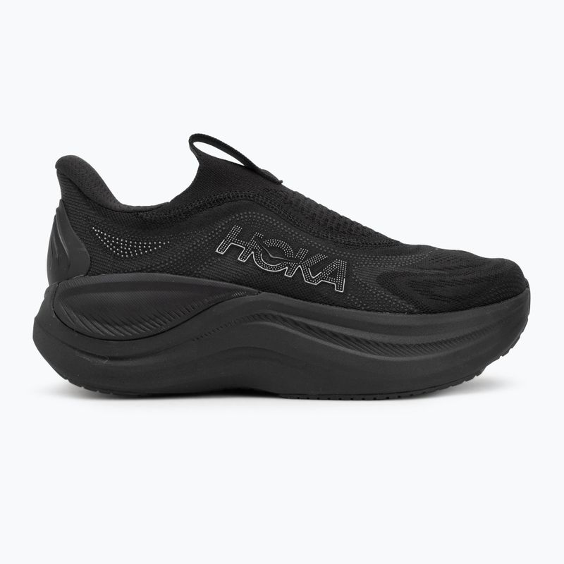 Pánske topánky HOKA Skyward Laceless black/black 2