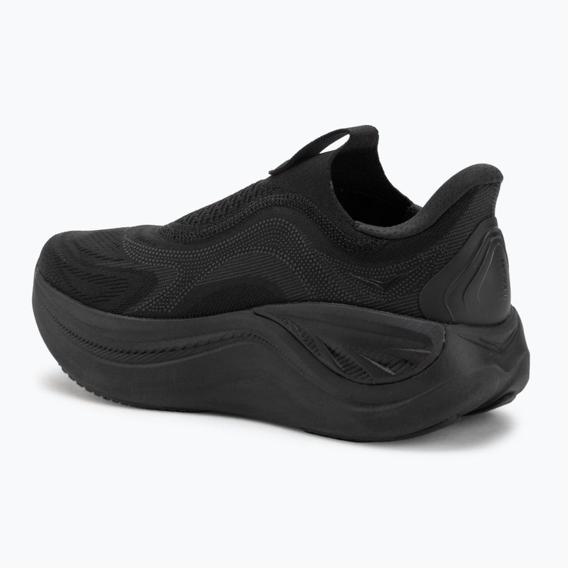 Pánske topánky HOKA Skyward Laceless black/black 3