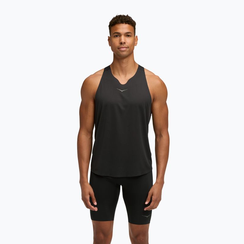 Pánske bežecké tričko HOKA Race Singlet hoka black