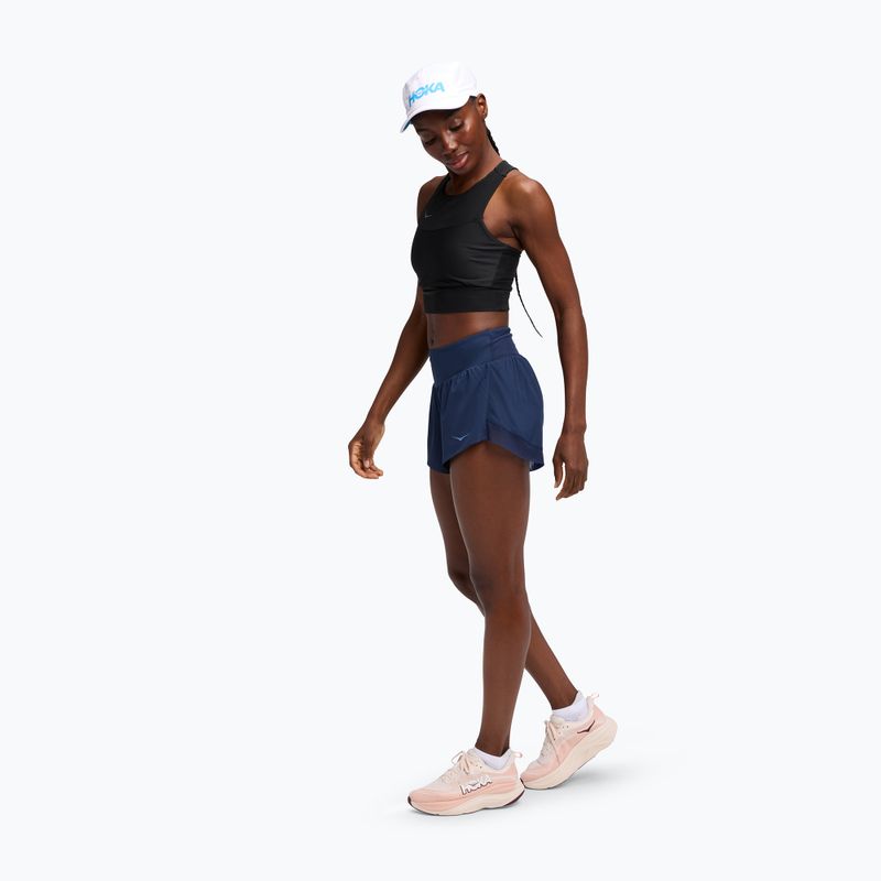 Dámske bežecké šortky HOKA Glide 4" midnight blue 2