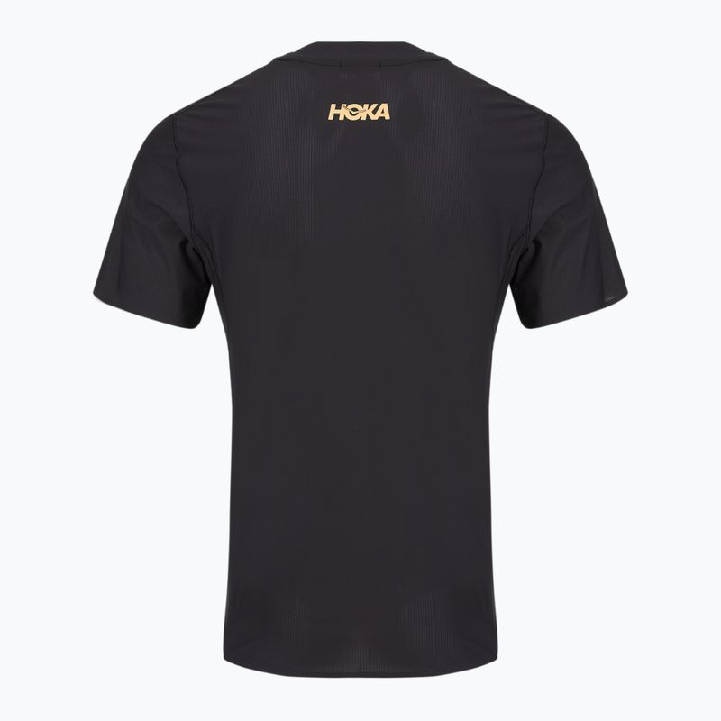 Pánske bežecké tričko HOKA Airolite 2.0 black/gold 2