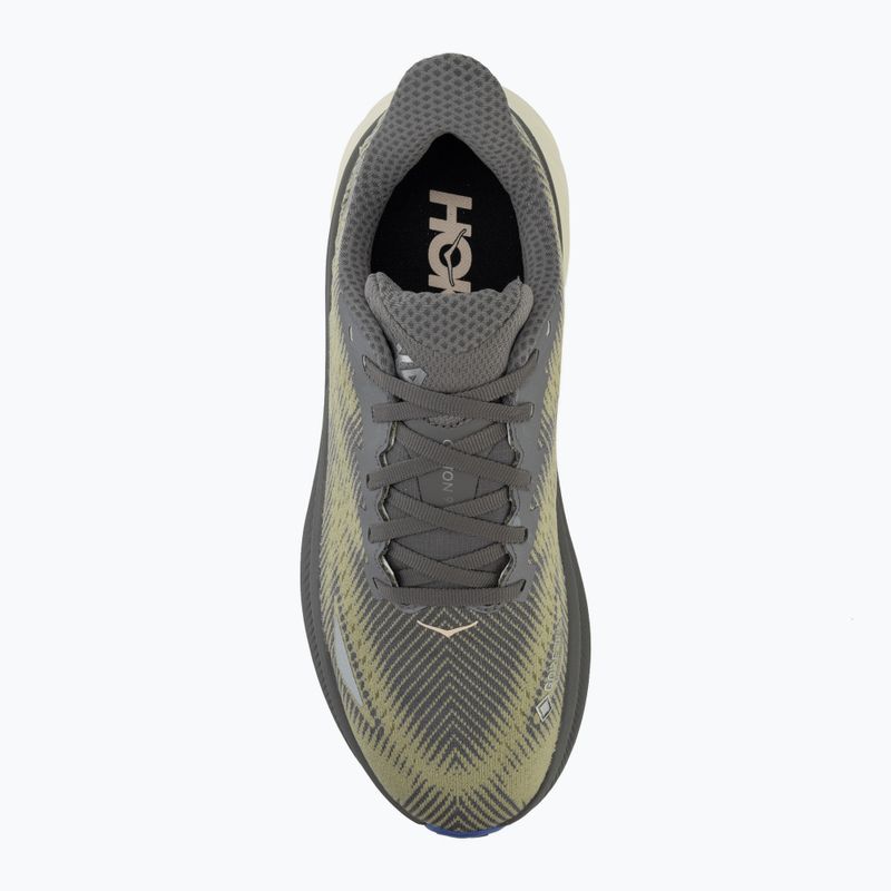 Pánske bežecké topánky HOKA Clifton 9 GTX gravel/eggshell 5