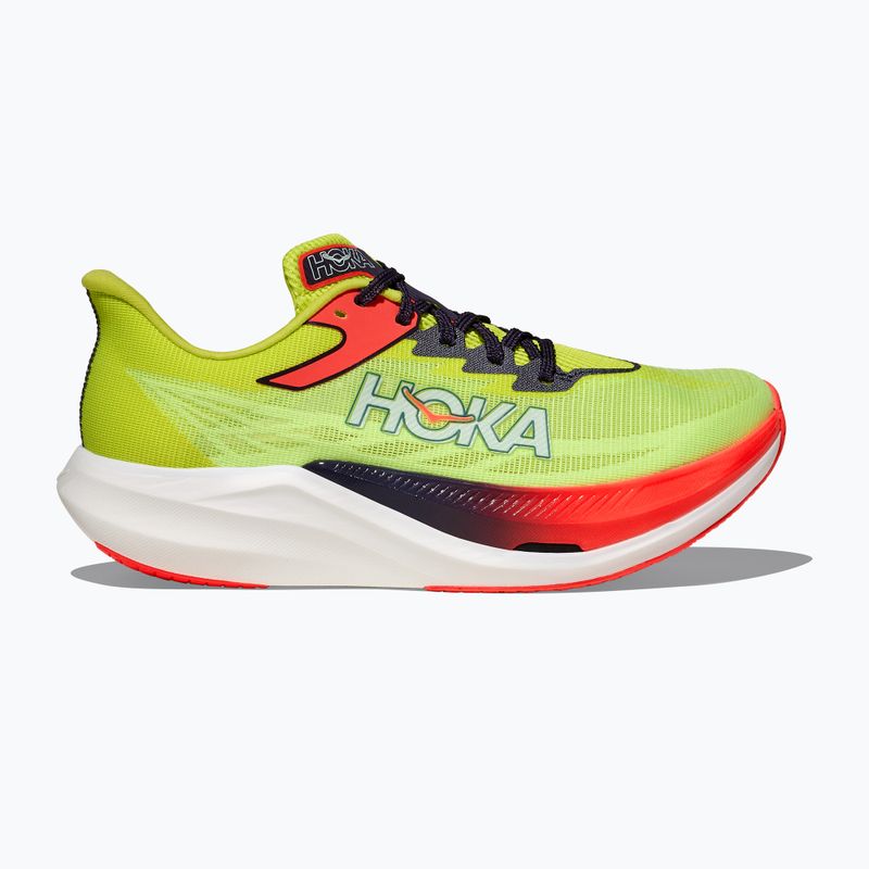 Bežecké topánky HOKA Rocket X 3 neon yuzu/squid ink 3