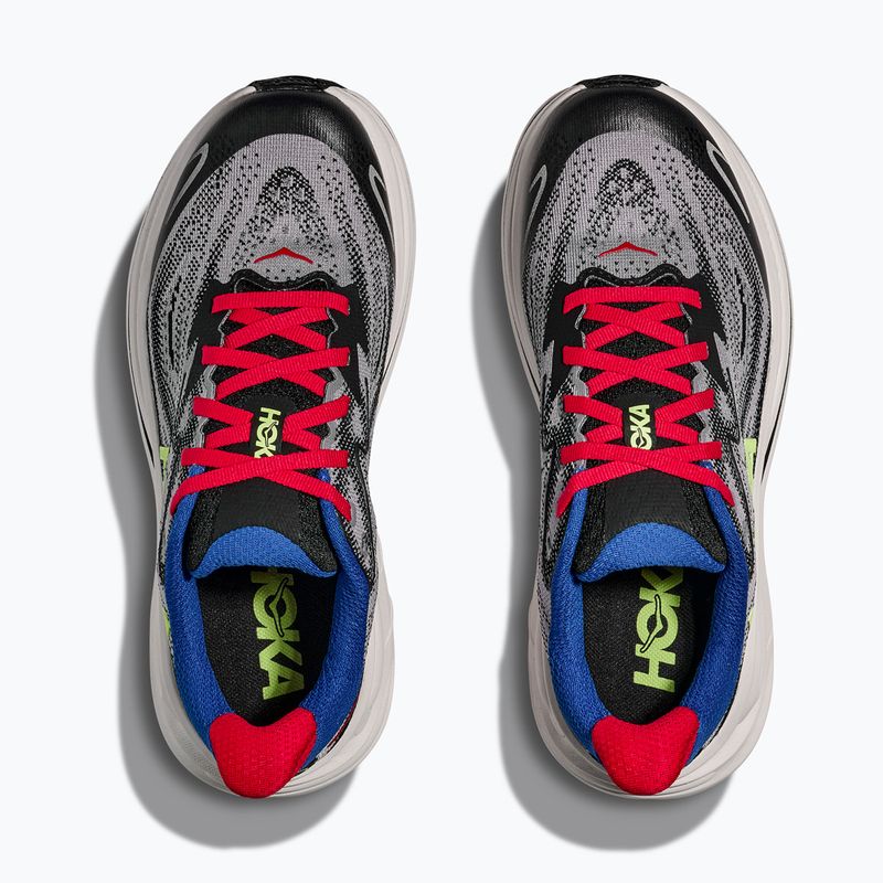 Detské bežecké topánky HOKA Clifton 10 foggy grey/black 8