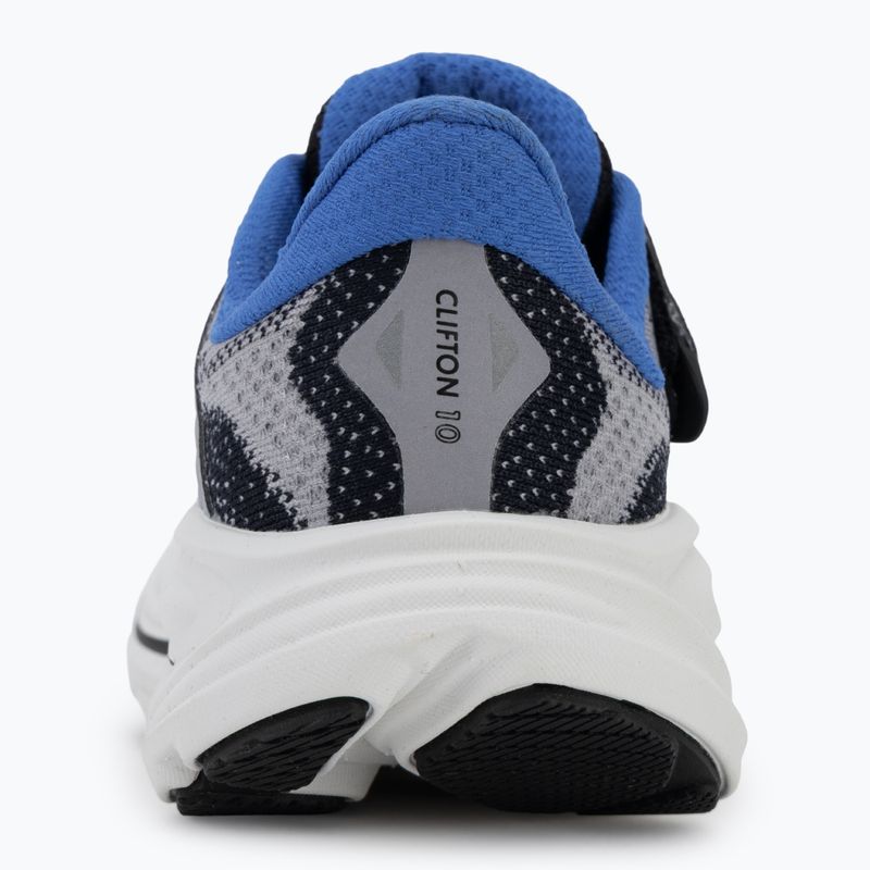 Detské bežecké topánky HOKA Clifton 10 foggy grey/black 6