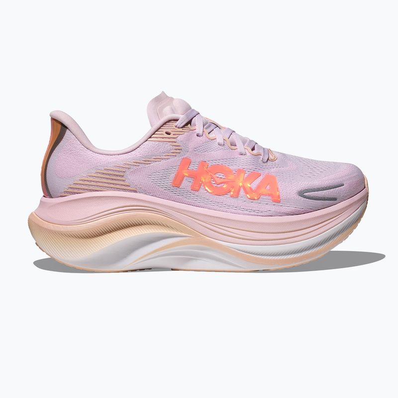 Dámske  bežecké topánky Hoka Skyward X 2 lilac cream/tangerine glow 3