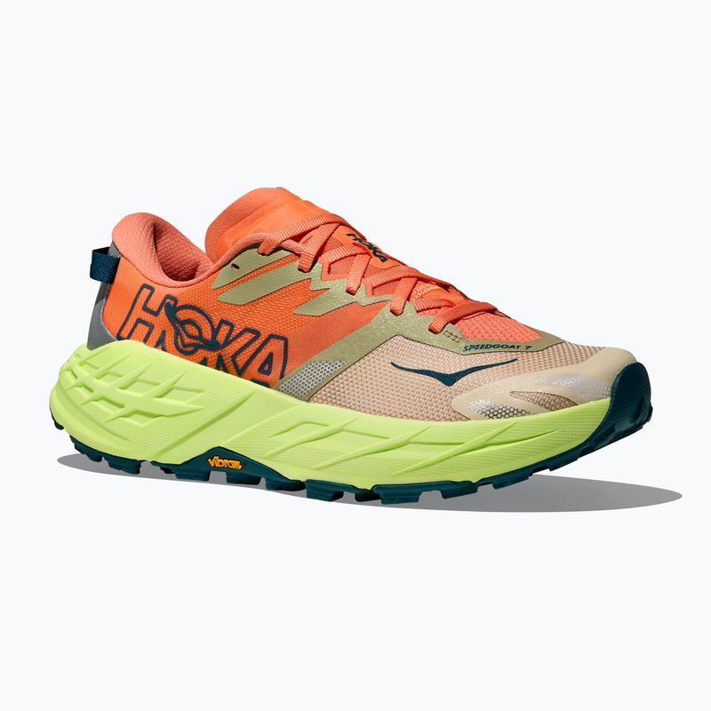 Dámske bežecké topánky HOKA Speedgoat 7 persimmon/neon yuzu 8