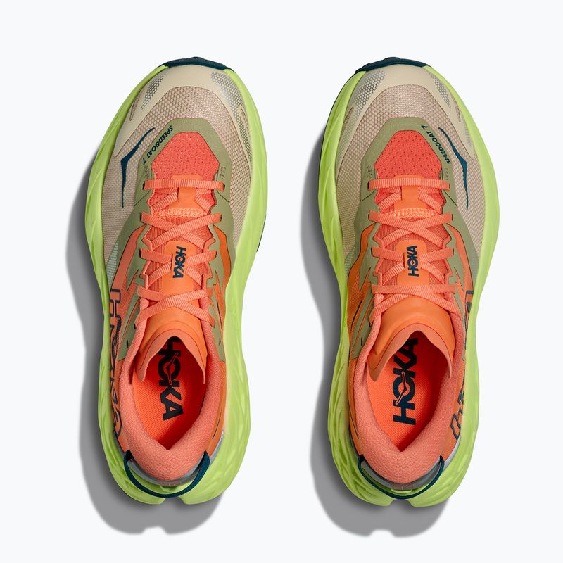 Dámske bežecké topánky HOKA Speedgoat 7 persimmon/neon yuzu 14