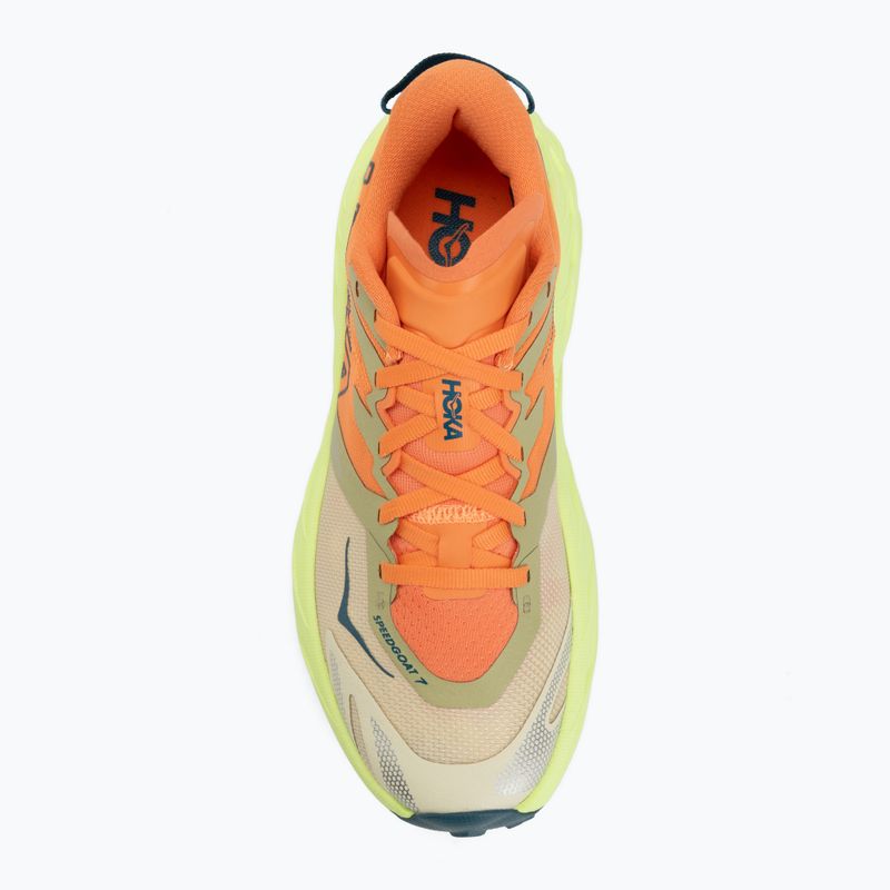 Dámske bežecké topánky HOKA Speedgoat 7 persimmon/neon yuzu 5