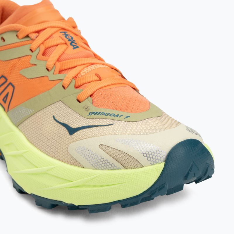 Dámske bežecké topánky HOKA Speedgoat 7 persimmon/neon yuzu 7