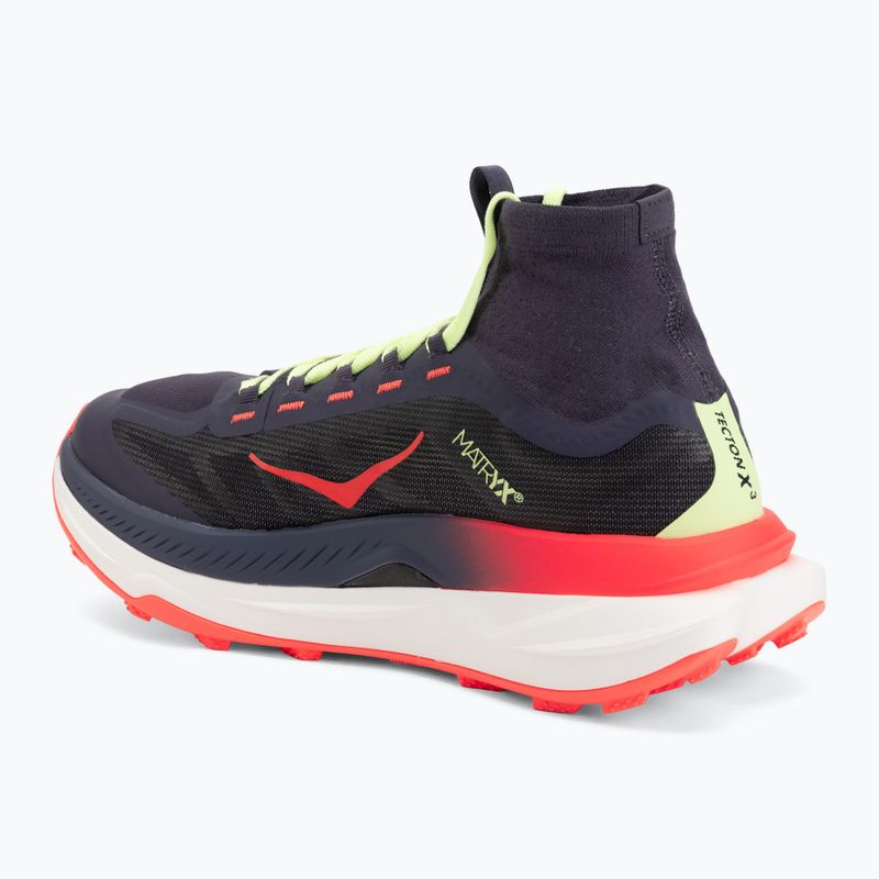 Pánske bežecké topánky HOKA Tecton X 3 squid ink/neon lame 3