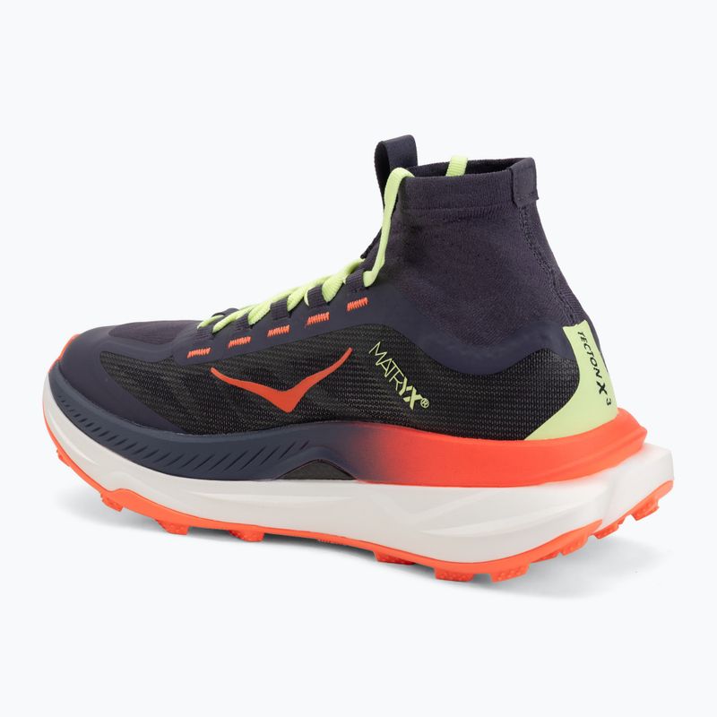Dámske bežecké topánky HOKA Tecton X 3 squid ink/neon lame 3