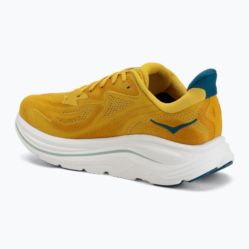 Pánske bežecké topánky HOKA Clifton 10 yellow gold/tidal wave 3
