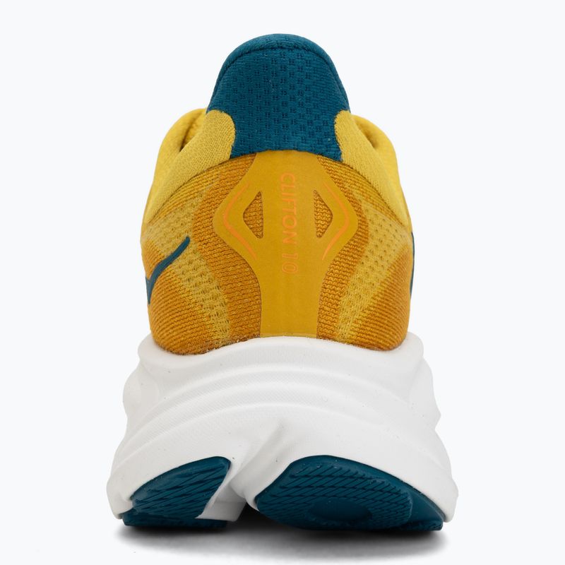 Pánske bežecké topánky HOKA Clifton 10 yellow gold/tidal wave 6