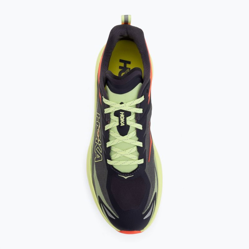 Pánske bežecké topánky HOKA Zinal 3 squid ink/neon yuzu 5