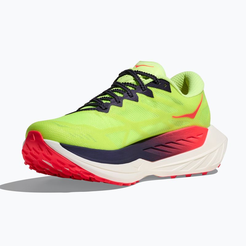 Pánske bežecké topánky HOKA Rocket X Trail neon Yuzu/neon flame 2