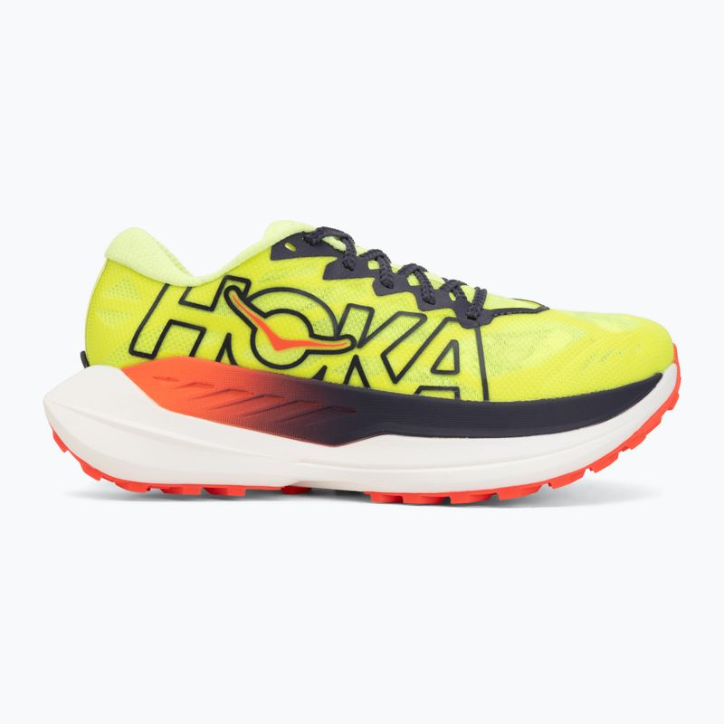 Dámske bežecké topánky HOKA Rocket X Trail neon yuzu/neon flame 2