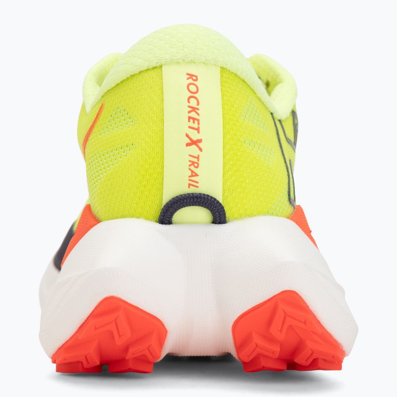 Dámske bežecké topánky HOKA Rocket X Trail neon yuzu/neon flame 6