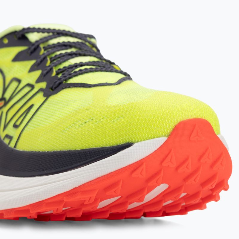 Dámske bežecké topánky HOKA Rocket X Trail neon yuzu/neon flame 7