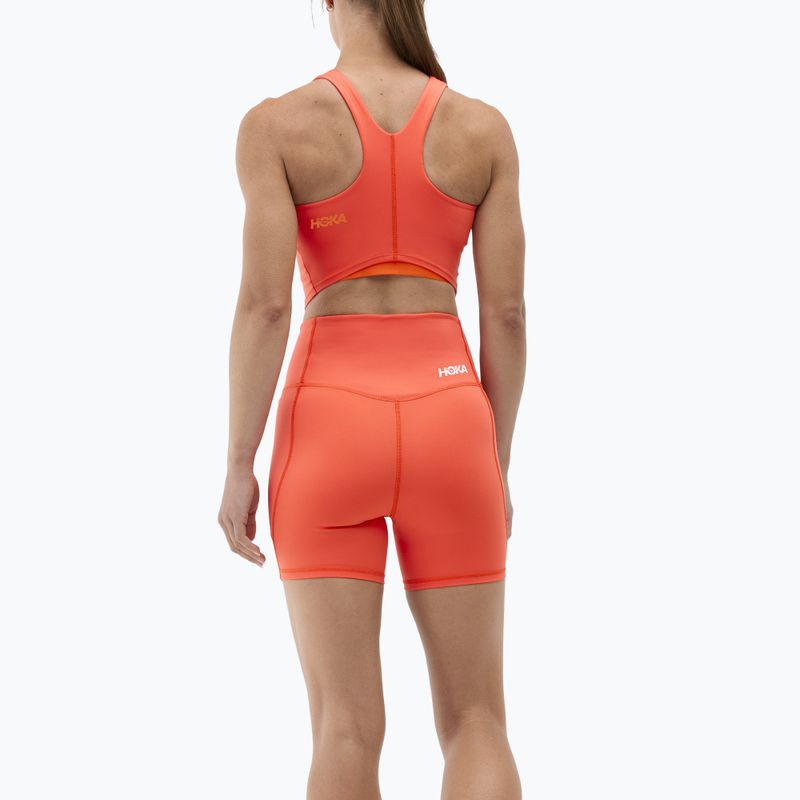 Dámske šortky HOKA Elaro 5" Bike bell pepper 3