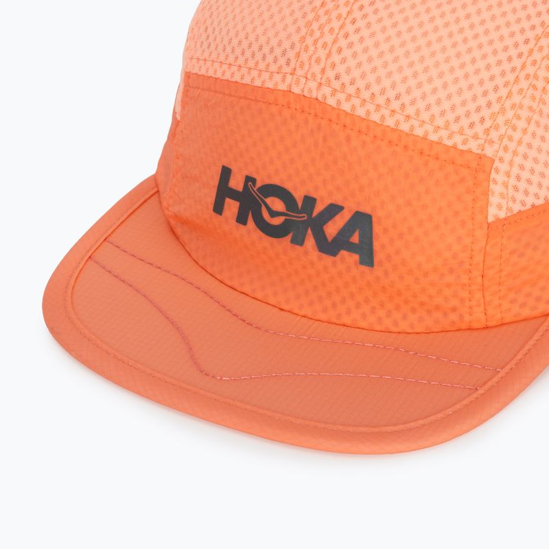 Šiltovka HOKA Trail Race neon cantaloupe 3