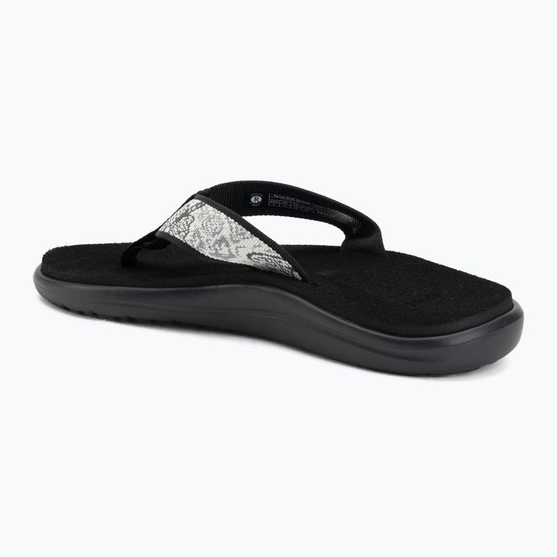 Dámske žabky Teva Voya Enchanted Forest Black/White 3