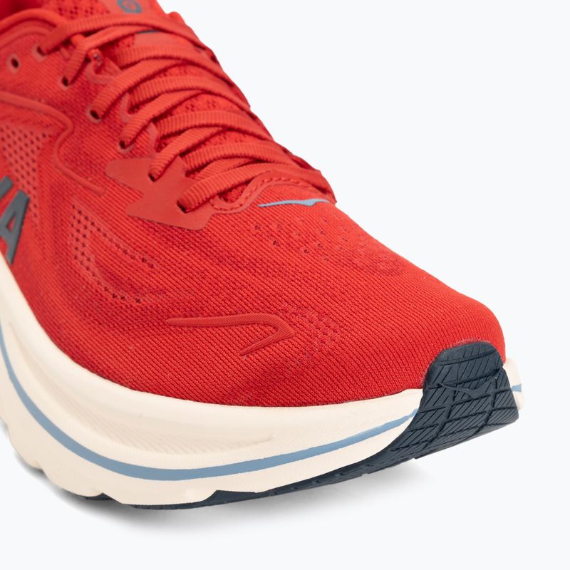 Pánske bežecké topánky Hoka Clifton 10 vermillion/varsity navy 7
