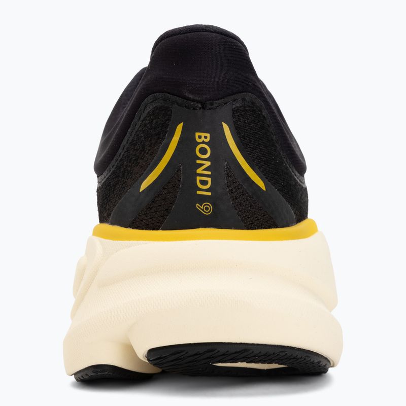 Pánske bežecké topánky Hoka Bondi 9 carbon black/yellow gold 6