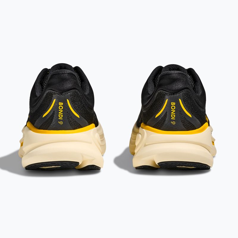 Pánske bežecké topánky Hoka Bondi 9 carbon black/yellow gold 6