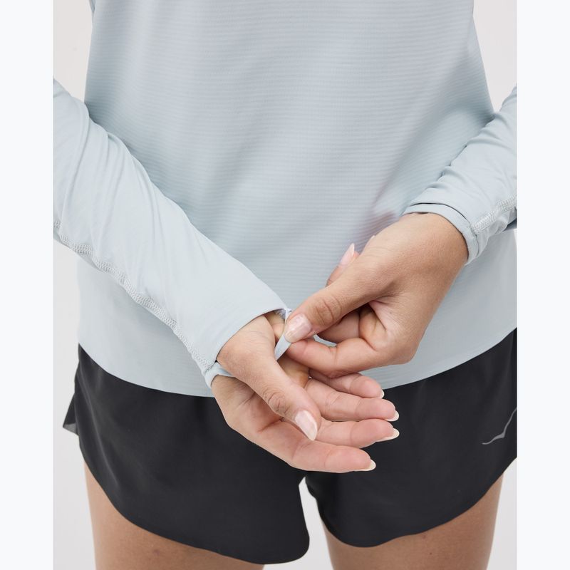 Dámska bežecká mikina HOKA GlideTech Quarter Zip mineral blue 5