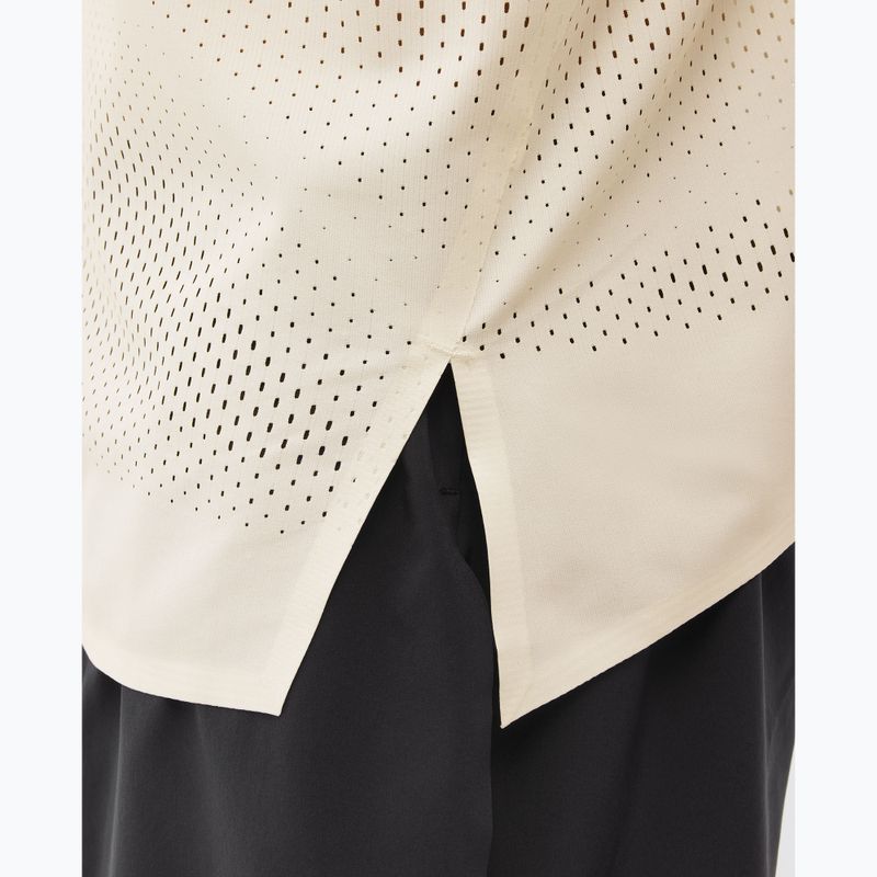 Pánske bežecké tričko HOKA Race Day Singlet alabaster flare 9