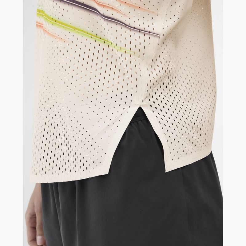 Dámske bežecké tričko HOKA Race Day Singlet alabaster flare 7