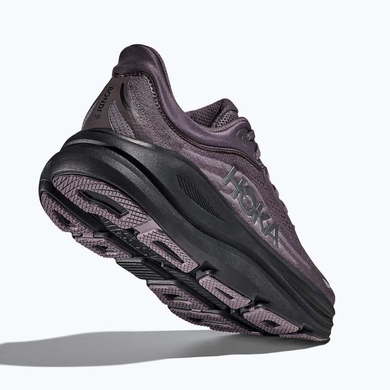 Pánske bežecké topánky Hoka Bondi 9 galaxy /carbon black 5
