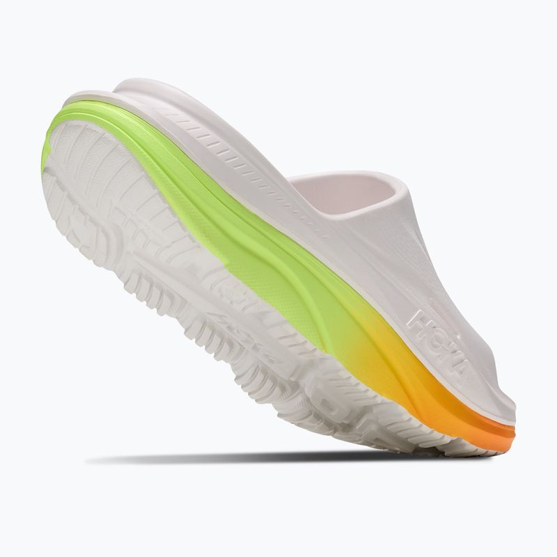 Šľapky HOKA Ora Recovery Slide 3 white/neon yuzu 5