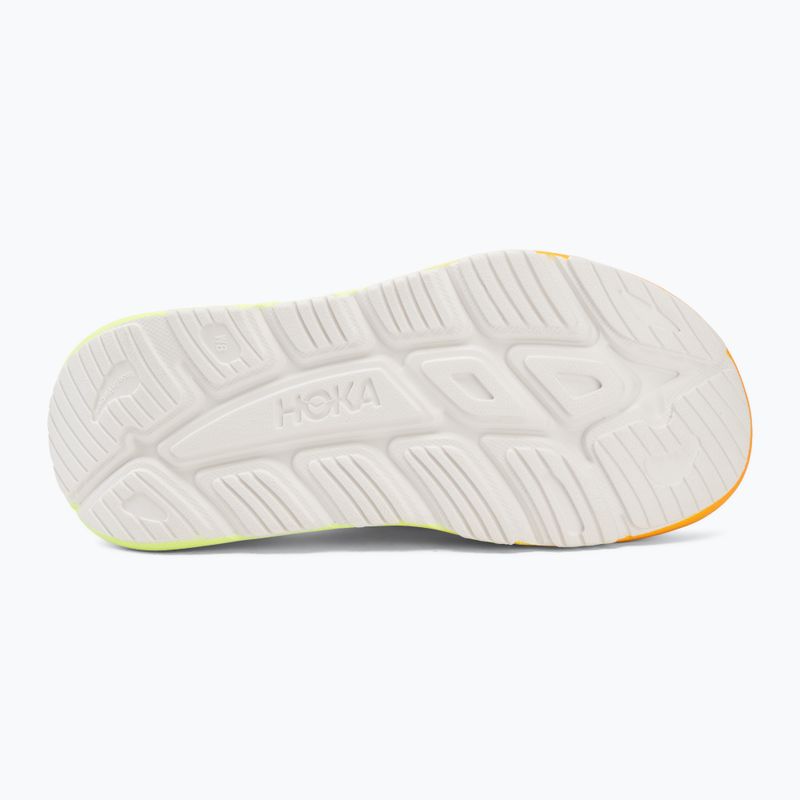 Šľapky HOKA Ora Recovery Slide 3 white/neon yuzu 4