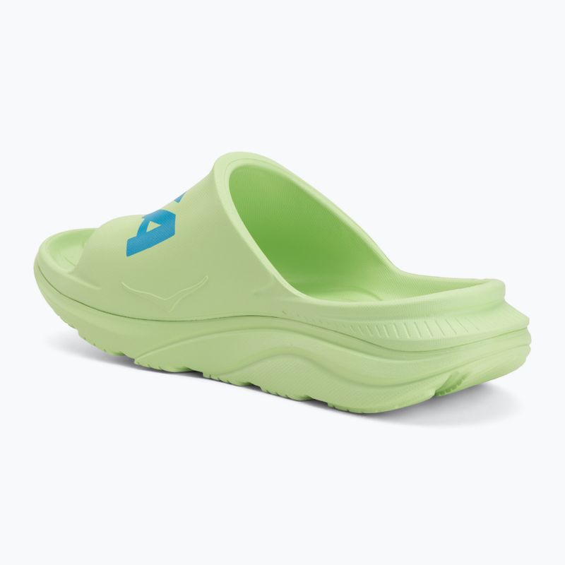 Šľapky HOKA Ora Athletic tart apple/skyward blue 3