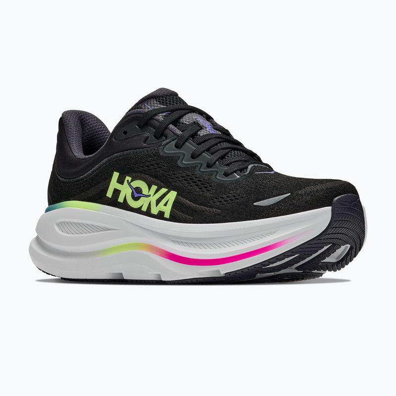 Pánske bežecké topánky HOKA Bondi 9 black/neon yuzu