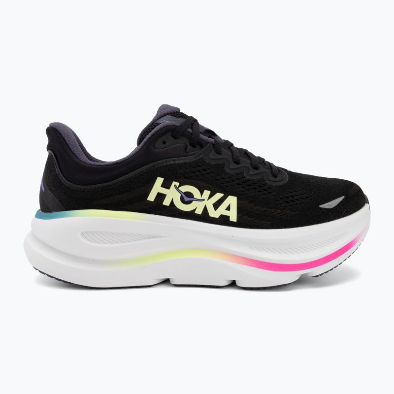Pánske bežecké topánky HOKA Bondi 9 black/neon yuzu 2