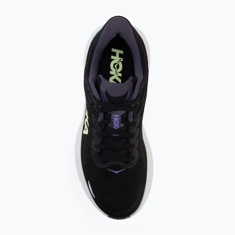 Pánske bežecké topánky HOKA Bondi 9 black/neon yuzu 5