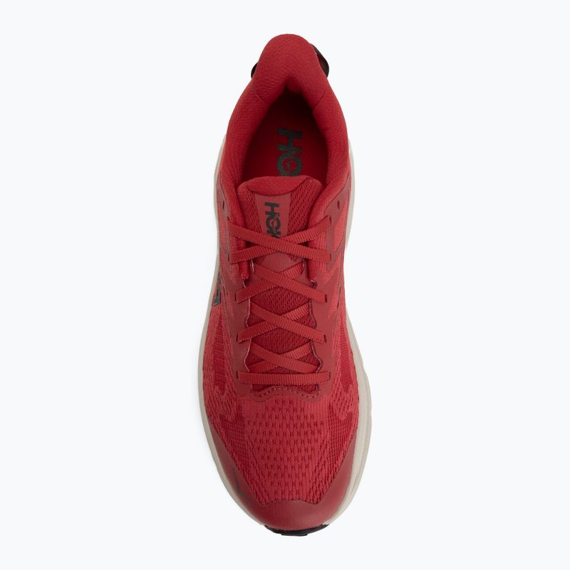 Pánske bežecké topánky HOKA Challenger 8 red agate/river rock grey 5