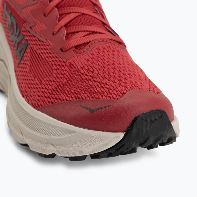 Pánske bežecké topánky HOKA Challenger 8 red agate/river rock grey 7