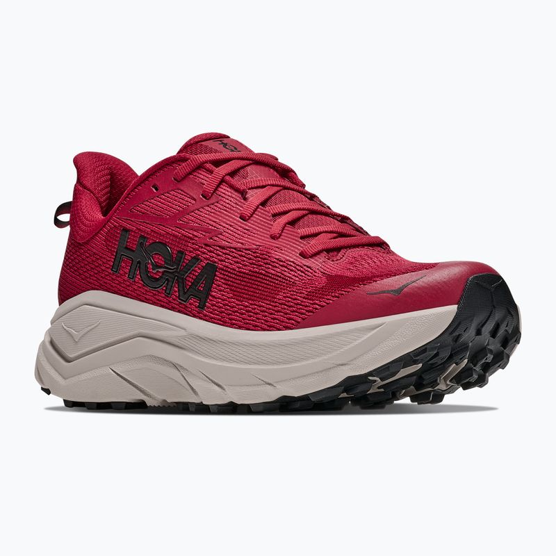 Pánske bežecké topánky HOKA Challenger 8 red agate/river rock grey