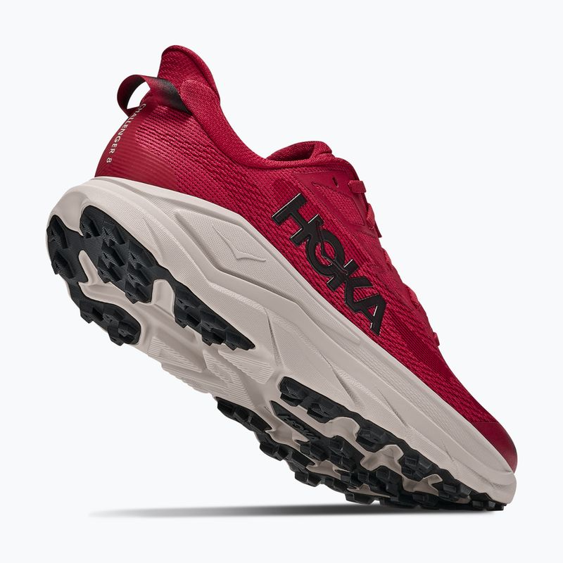 Pánske bežecké topánky HOKA Challenger 8 red agate/river rock grey 3