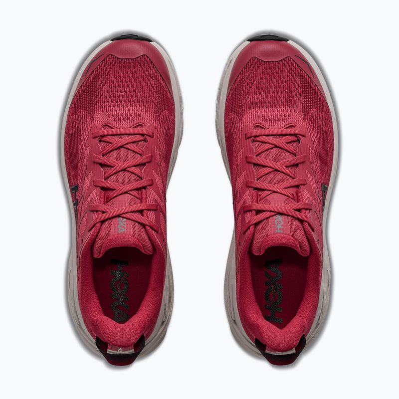 Pánske bežecké topánky HOKA Challenger 8 red agate/river rock grey 5