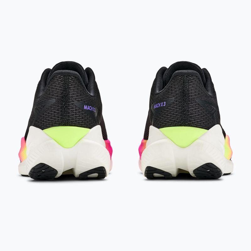 Pánske bežecké topánky HOKA Mach X 3 black/neon nebula 6