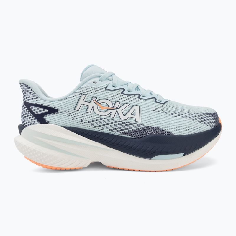 Dámske bežecké topánky HOKA Mach X 3 glimmering blue/varsity navy 2