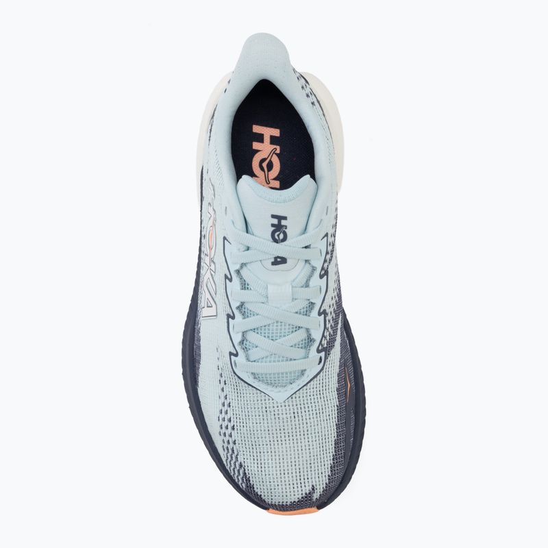 Dámske bežecké topánky HOKA Mach X 3 glimmering blue/varsity navy 5